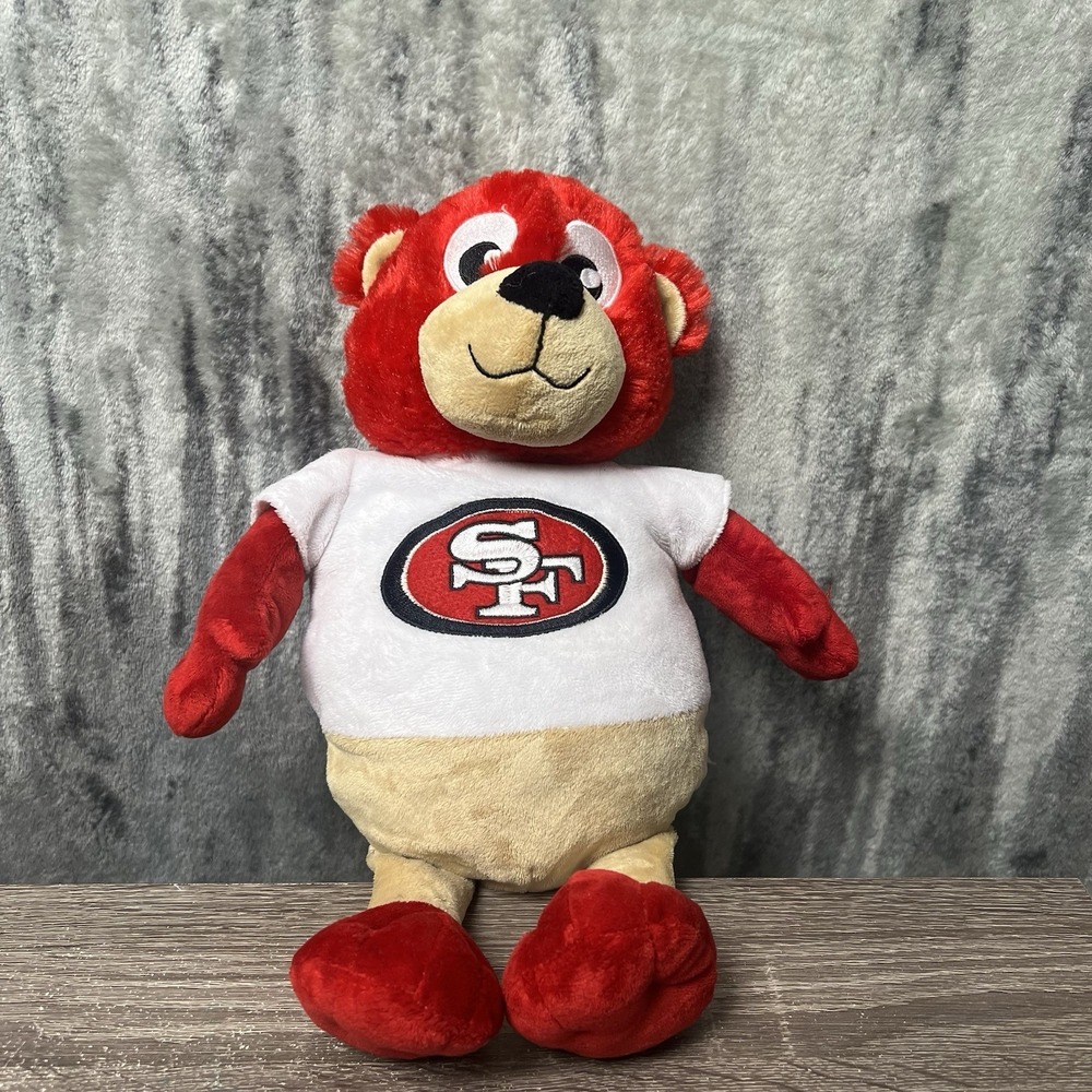 San Francisco 49ers Plush Reverse-A-Pal Teddy Bear‎ Converts To Football NFL